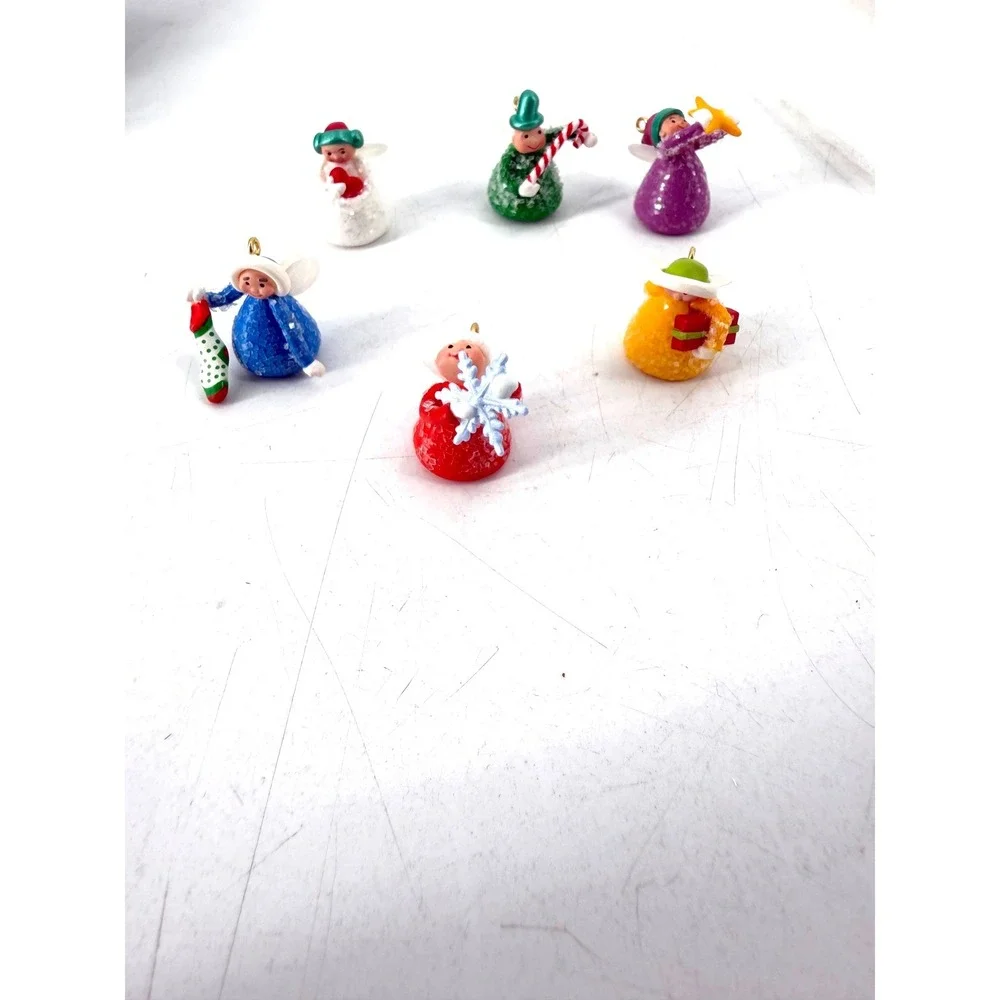 Hallmark Keepsake Sugar Plum Fairies Ornament Set 2002 Multicolor Whimsical Y2K